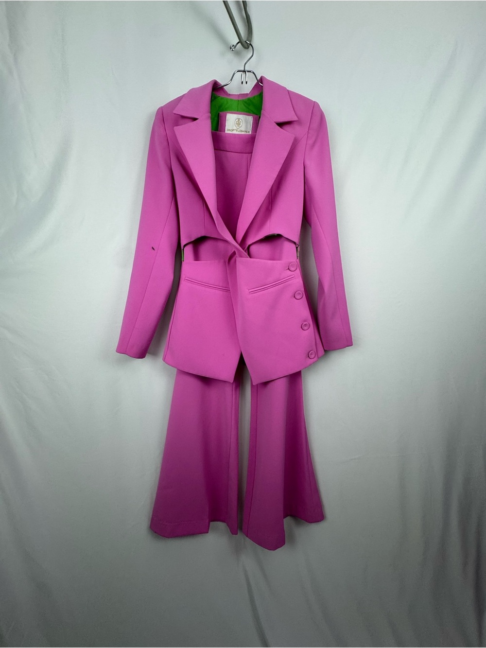 Bubblegum Pink Tailored Cutout Suit Set ✶ Small - Picture 13 of 16